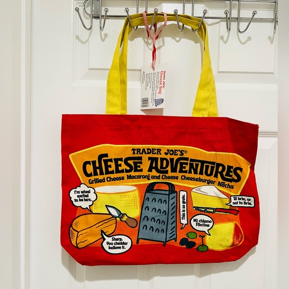 Trader Joe's Cheese Experience Tote Bag New - Picture 2 of 4